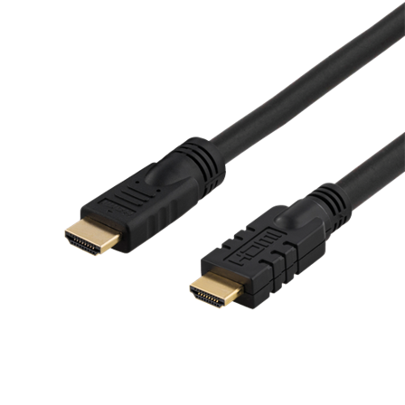 Deltaco HDMI-1250 - HDMI-kabel med Ethernet - 25 m