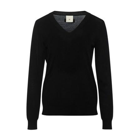 Heartmade, V-neck Knitwear Zwart, Dames, Maat:XL