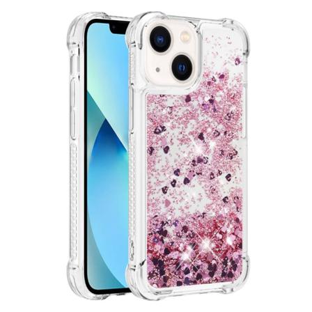 Glitter Bling Tpu Case Iphone 14 Roséguld