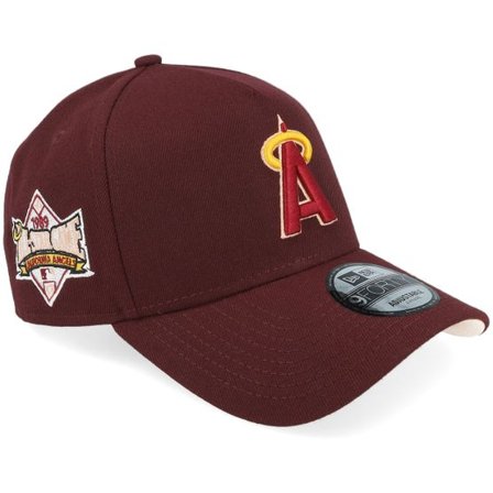 New Era - MLB Röd adjustable Keps - Hatstore Exclusive x Los Angeles Angels 9FORTY All Star Game 89 Maroon A-Frame Adjustable @ Hatstore
