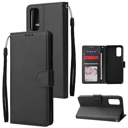 Samsung Galaxy S20 wallet case - Black