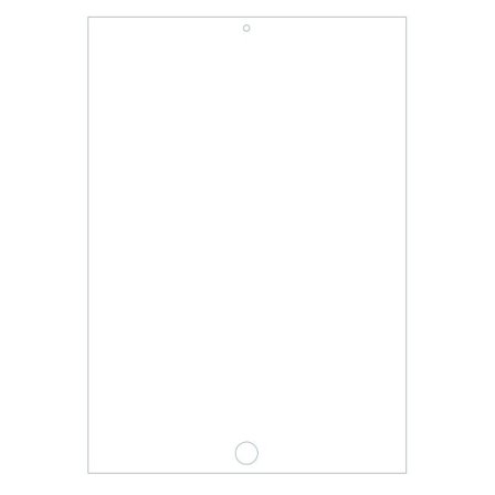 Hærdet glas skærmbeskytter til Pro 2016/2017 (12,9 tommer), 9H hårdhed (højre vinkel side)