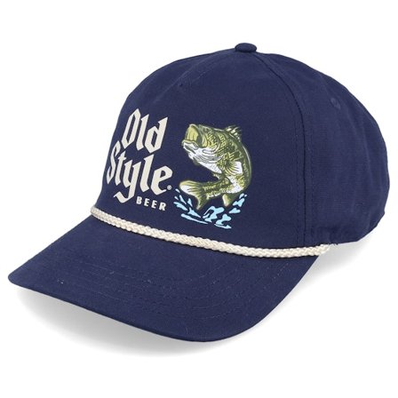 American Needle - Blå unconstructed Keps - Old Style Canvas Cappy Navy Adjustable @ Hatstore