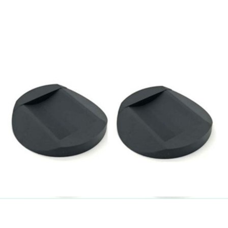 Pieces Halkfria Gummikuddar, Möbelhjulskoppar, Stolsbensskydd för Alla Golv, Möbelhjul, Svart