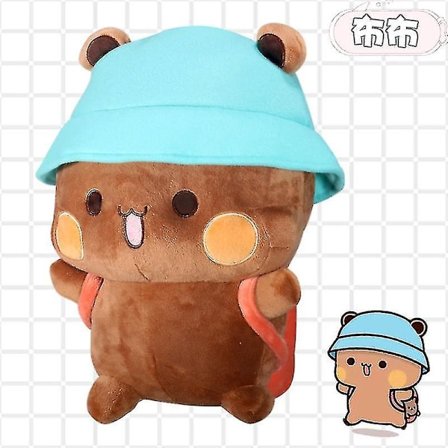 Bubu og Dudu Panda Plussjeleketøy Kawaii En To Panda Tegneserie Panda Bjørn Plussjedoller Samleobjekt Myke Utstoppede Dyr Puteleketøy-r