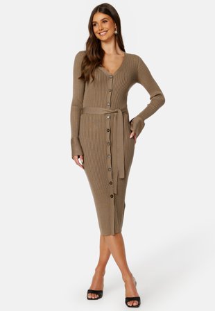 BUBBLEROOM Fine Knitted Cardigan Dress Klær