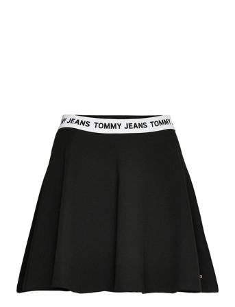 Tjw Logo Wb Mini Circle Skirt Black Tommy Jeans
