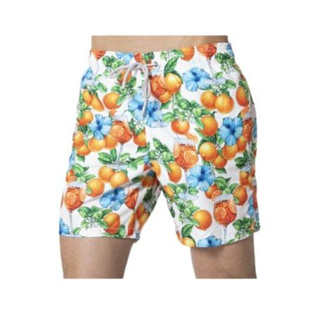MC2 Saint Barth, Swimming trunks Wit, Heren, Maat:L