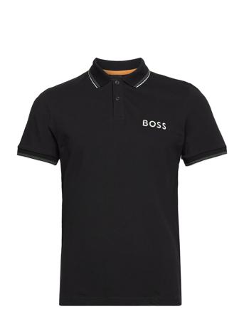 Pelogox Polos Short-sleeved Svart BOSS
