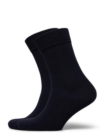2-Pack Classic Sock - Gots/Vegan Navy Knowledge Cotton Apparel