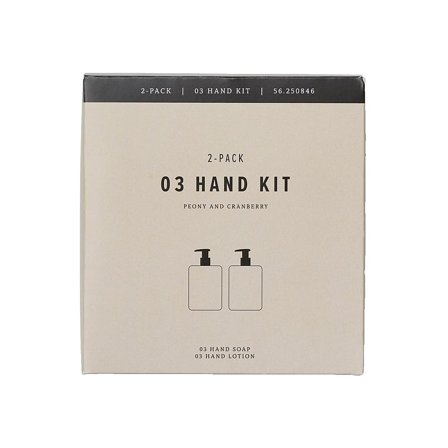 HUMDAKIN 03 Hand Care Kit 300 ml x 2 Peony & Cranberry, Skincare, Håndpleje, Håndsæbe