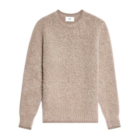 Ami Paris Round-neck Strik inbo, Herre Strik