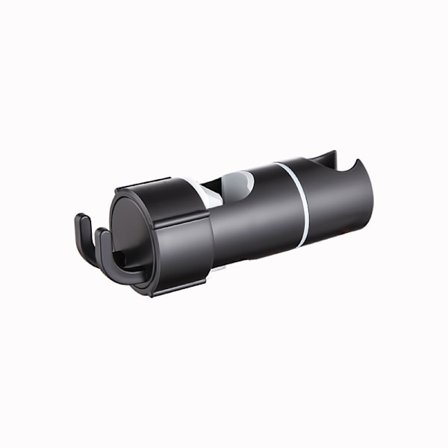 (Svart) Hånddusjholder 16-27MM med justerbar diameter krom