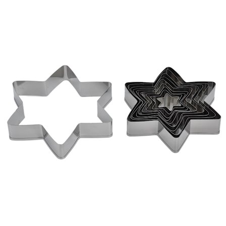 Kakformar i Rostfritt Stål - 10 st, Olika Storlekar, Utsökt Hantverk, Hög Hårdhet