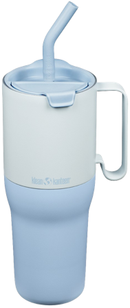 Klean Kanteen Rise Tumbler Flip Lid w Straw 1 L Ice Blue