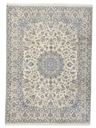 Hand Knotted Persian Nain Fine 9La Rug 250X340 Yellow/Orange