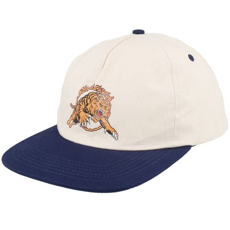 Santa Cruz - Vit snapback Keps - Salba Tiger Simplified Natural/Navy Snapback @ Hatstore