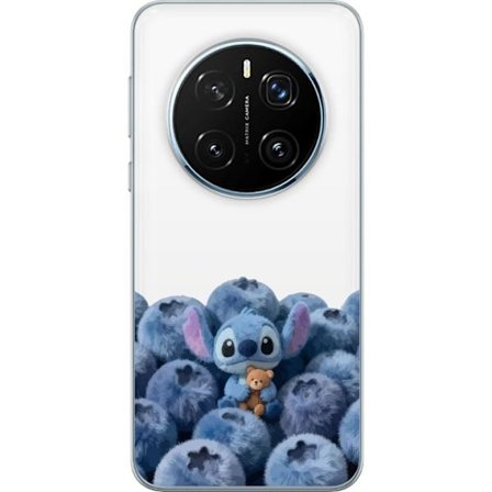 Kompatibelt Mobilskal till Honor Honor Magic7 Pro Söt blå karaktär bland blåbär med nalle i mjuk och lekfull illustration