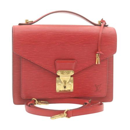 Louis Vuitton Vintage, Pre-Owned Monceau Bag Rood, Dames, Maat:ONE Size