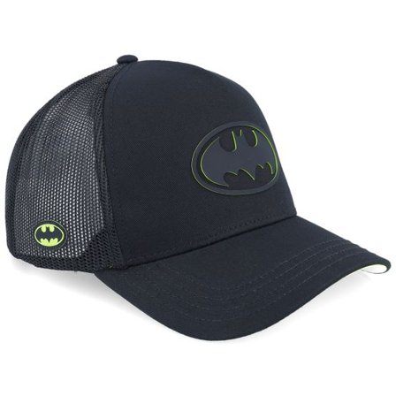 Capslab - Svart trucker Keps - Dc Comics Batman Black A-Frame Trucker @ Hatstore