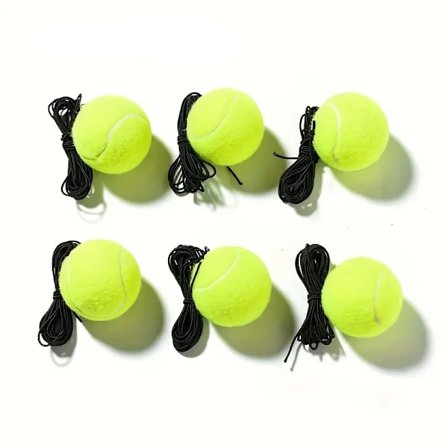 Elastisk tau tennisball, tennis treningsball med elastisk snor for nybegynnere