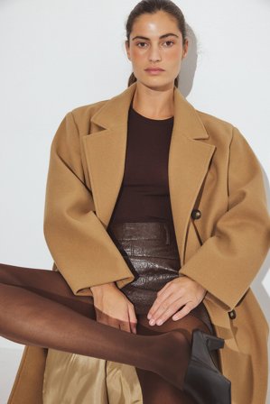 NA-KD - 40 denier tights - Sokker og strømpebukser - Brun - XS / S