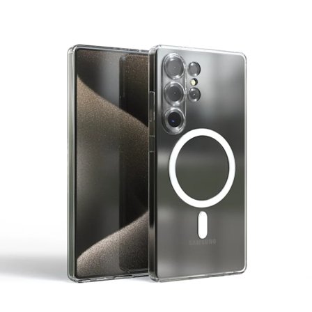 Mykt silikon MagSafe-deksel til Samsung Galaxy S25 Ultra S25 Plus S24 S23 FE[JUN]