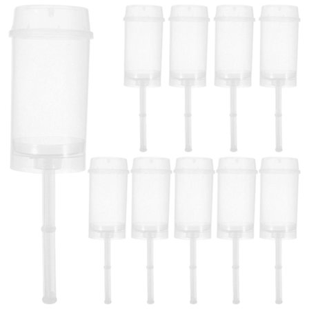 50 stk. gennemsigtige beholderlåg Push Stand Plastik Cake Pops Plastik Push Beholder Gennemsigtig Push Cake Push Beholder Push Cake Holder