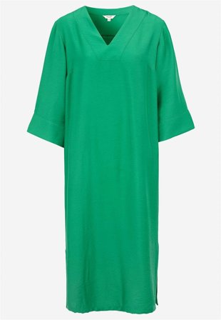 Cellbes of Sweden - Vævet kaftankjole i grøn til damer i størrelse 34/36