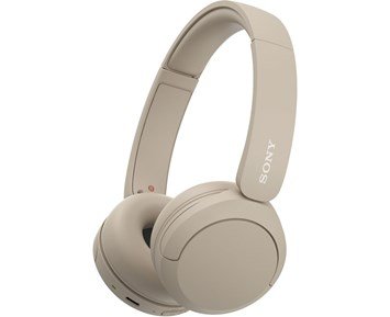 Sony WH-CH520 - Beige - Trådlösa on-ear-lurar med upp till 50 timmars batteritid