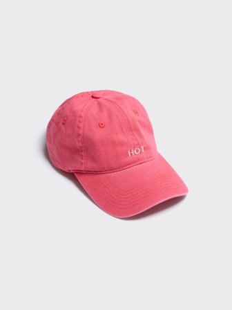 Holzweiler Sonnet Washed Cap - Light Red - Men's - One size
