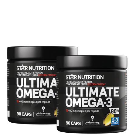 2 x Ultimate Omega-3 80% 90 kapselia