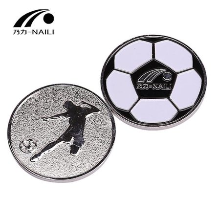 Fodbolddommer Flip Praktisk Dommermønt Konkurrence Dommermønter Fodbold Kast Mønt