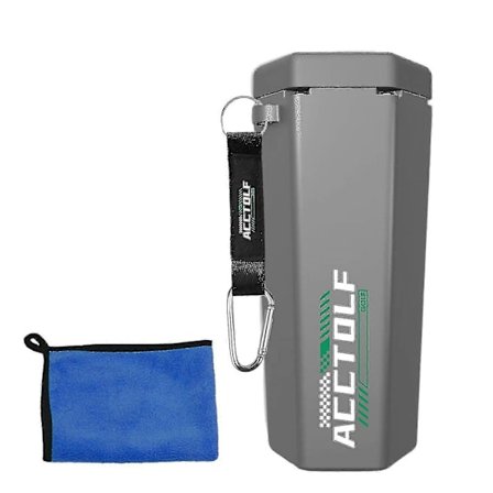 Golfpallon pesuri golfpallopyyhkeellä, kannettava golfpallon puhdistaja, monipuolinen golfmailojen puhdistussarja, yleiskäyttöinen puhdistustyökalu 