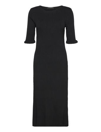 Riversbbilene Knit Dress Black Bruuns Bazaar