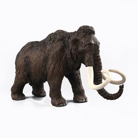 Naturtrogna Mammutar Modell Förhistoriska Djurfigurer Ulligt