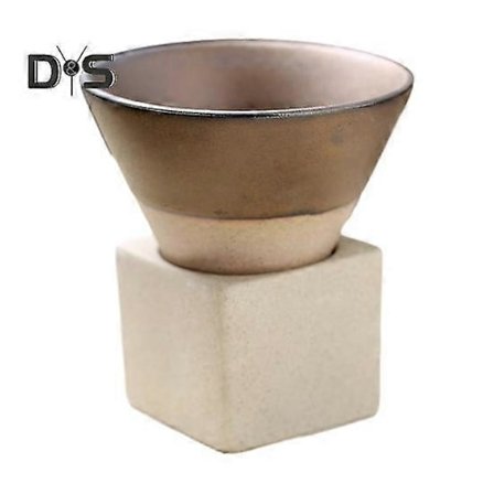 100ML Krus Keramik Tragt Kaffekop med Base Varmebestandig Håndlavet Japansk Stil Latte Cappuccino Te Espresso Konisk Krus Fødselsdagsgave