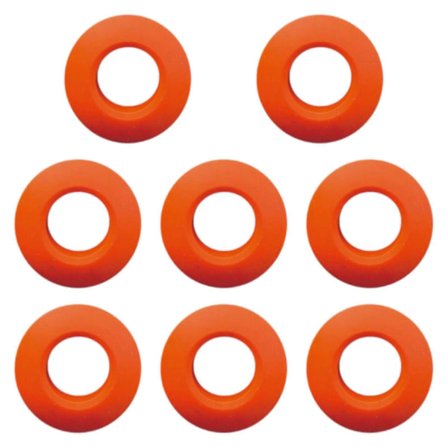 8x Kajakkåre Dryppringer Åreskaft Dryppringer Enkel Installering Vanntett PVC Sprutbeskyttelse Årebeskyttelse Kompatibel med Kano