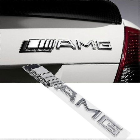 Black Series Amg Krom Bagagelucka Emblem Märke Stick On För Alla Mercedes Amgs