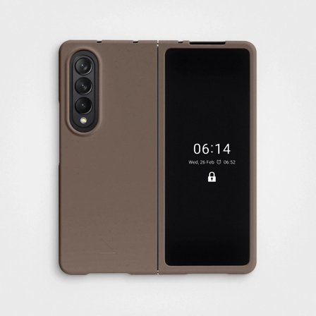 Plastic Free Phone Case Earth Brown, Made From Plants | agood company, Samsung Fold 2022