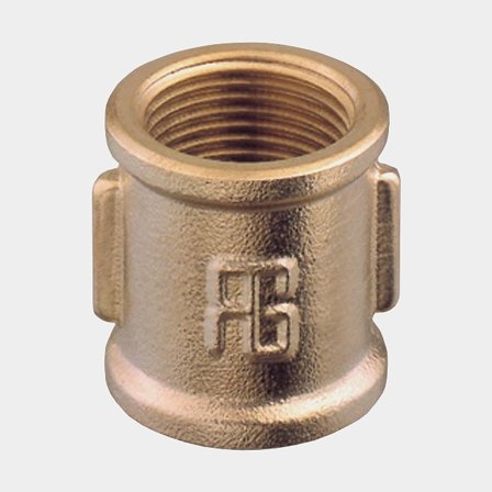 Mufa rury Guidi Equal Socket, mosiądz, 1/8" G (BSP) - Jachtowa