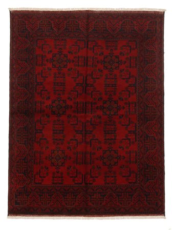 Medalionowy Mały Afgan Khal Mohammadi Dywan 149X193 Wełna