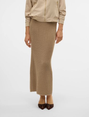 Vero Moda Vmpuff Nw Calf Pencil Skirt Boo - Beige - M