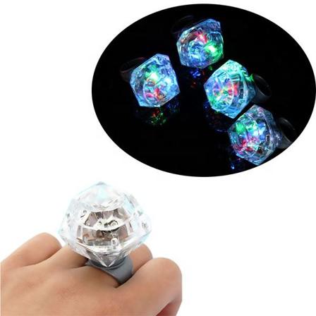 LED Finger Lampe (5 stk.) , Magisk Lysende Finger Magisk Trick, Prank Værktøj Til Halloween,LED Lysende Ring