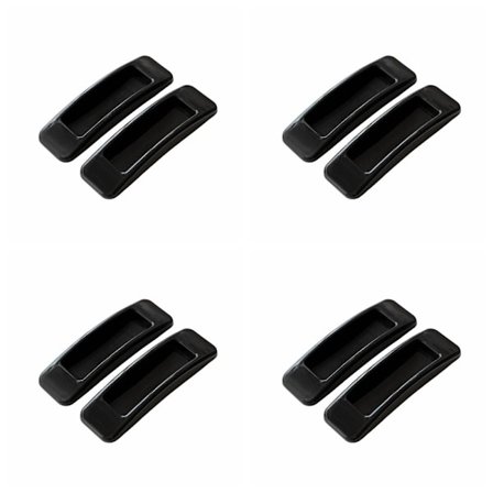 8 STK Håndtak Skap Håndtak SORT 8 STK 8 STK