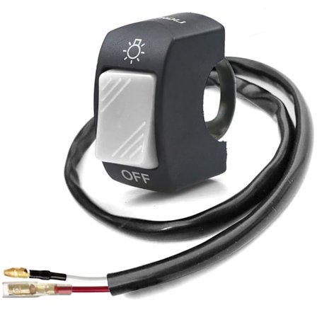 1 Stycke Motorcykelstyre Strömbrytare Tryckknapp På Av Strömbrytare Tuning Del för U5 U7 U2 LED Motorcykellampa Strömbrytare Cykel Scooter Elmoped 