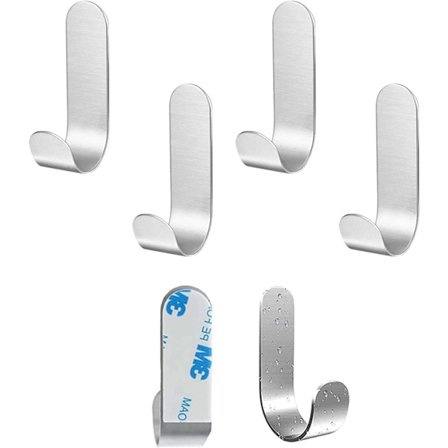 20 stk. selvklæbende vægkrog, klæbekrog, selvklæbende krog,