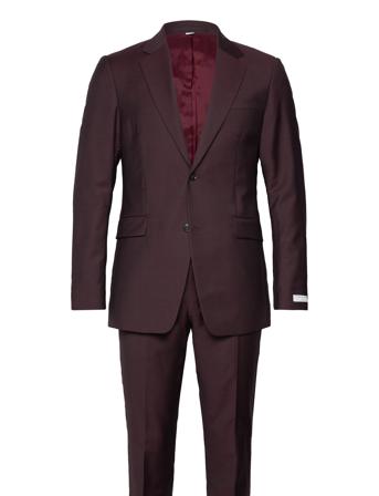S.justin Designers Suits Burgundy Tiger Of Sweden
