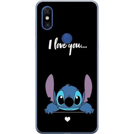 Xiaomi Mi Mix 3 Gjennomsiktig deksel Stitch Jeg Elsker Deg