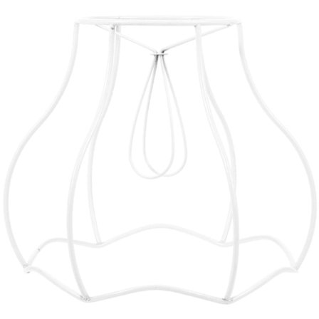 Lampskärm Ram Vintage Glödlampa Skydd DIY Lampskärm Ram Metall Lampskärm Ring Ram Dekor